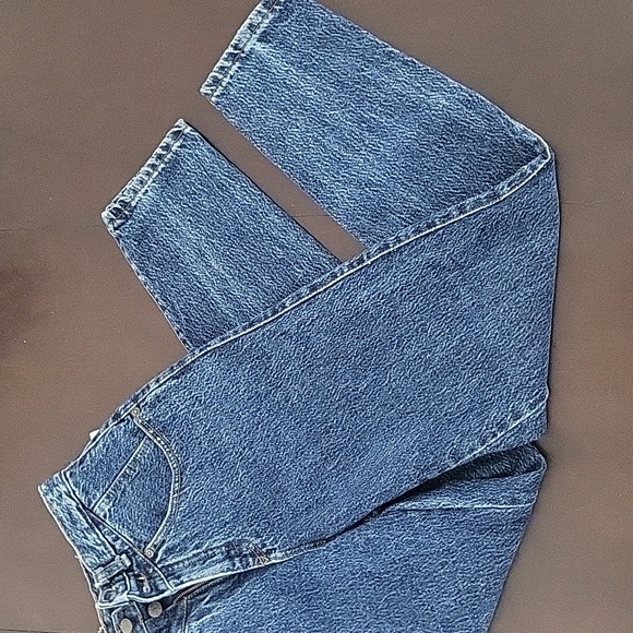 VINTAGE 80s ZENA 2-Button Taper Leg High-Waist Jeans Size 26 - Picture 7 of 10